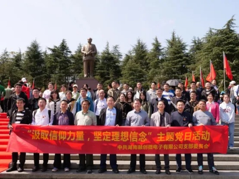 党建|融创微电子开展“汲取信仰力量、坚定理想信念”主题党日活动